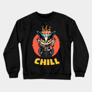 Chill Cat Crewneck Sweatshirt